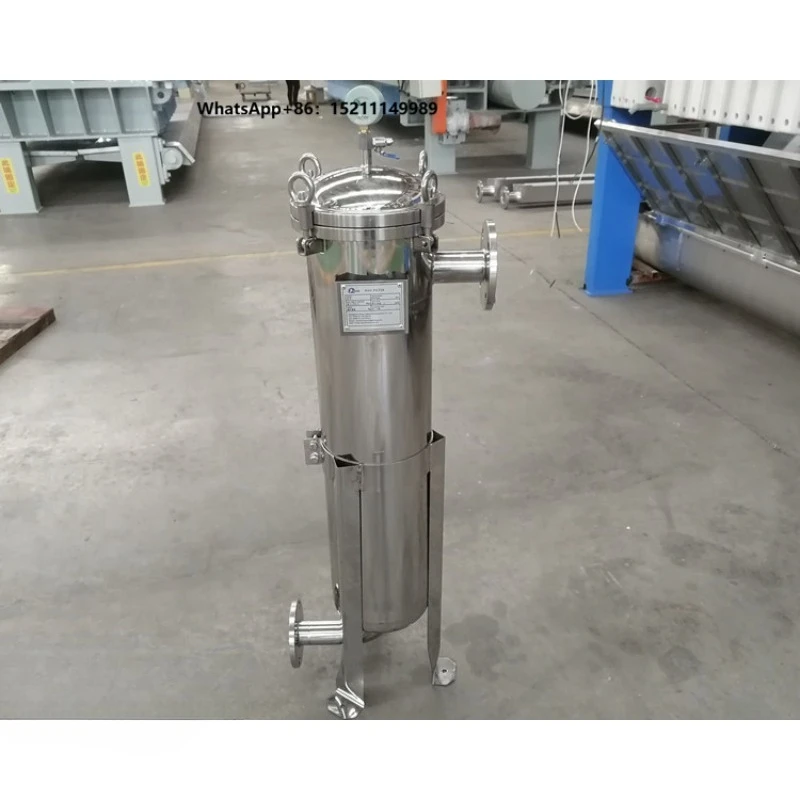Water Filter Manufacturers Supplied High Quality Flanged Style Single Bag Filter