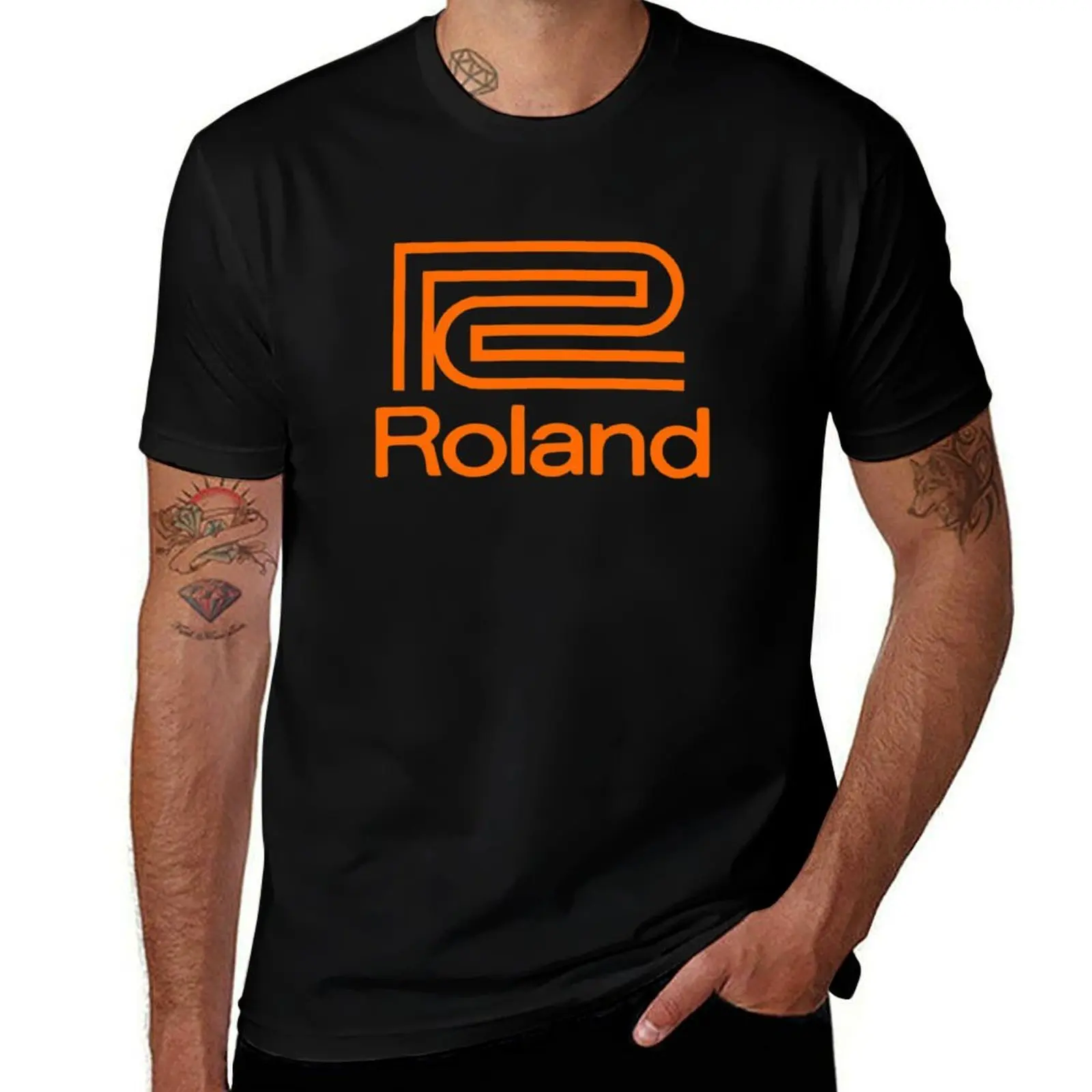 Best Selling - Roland Merchandise T-Shirt Trendy Pattern for Men T-Shirt