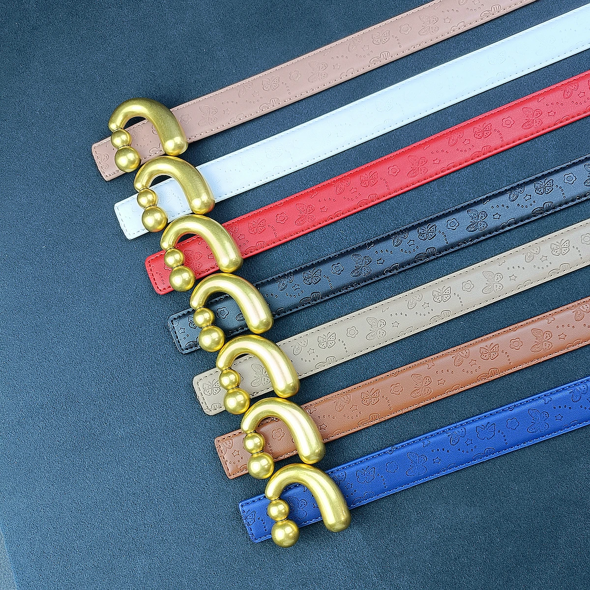 

Autumn new women's belt trend decoration belt leather simple and fashionable ins jeans belt