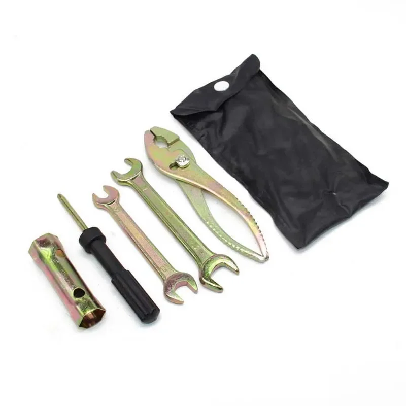 1Set Motorcycle Repair Tool Motorbike Wrench Tools Set Kit Accessories Screwdriver Pliers Wrenches Spark Plug Sleeve