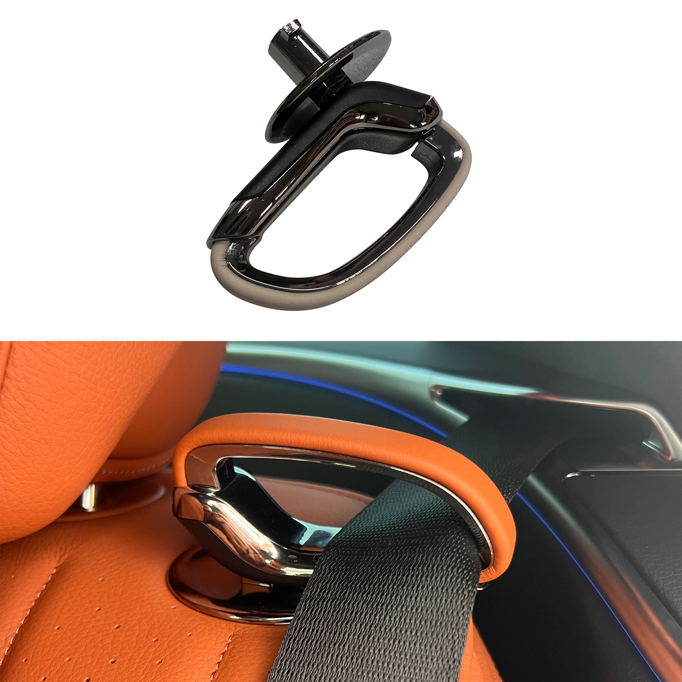 Suitable for Mercedes Benz 2013~2023 S-Class 2019~2023 GLS Class modified seat belt bracket