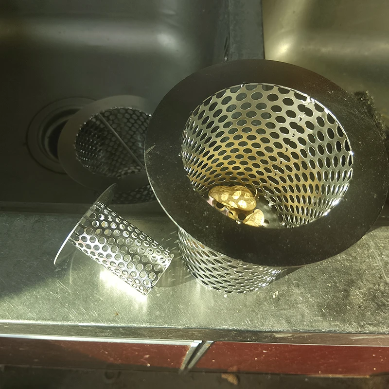 Stainless Steel Filter Screen For Kitchen Sink Vegetable Filter Mesh Prevent Clogging Pool Floor Drain Drainage Outlet Filter