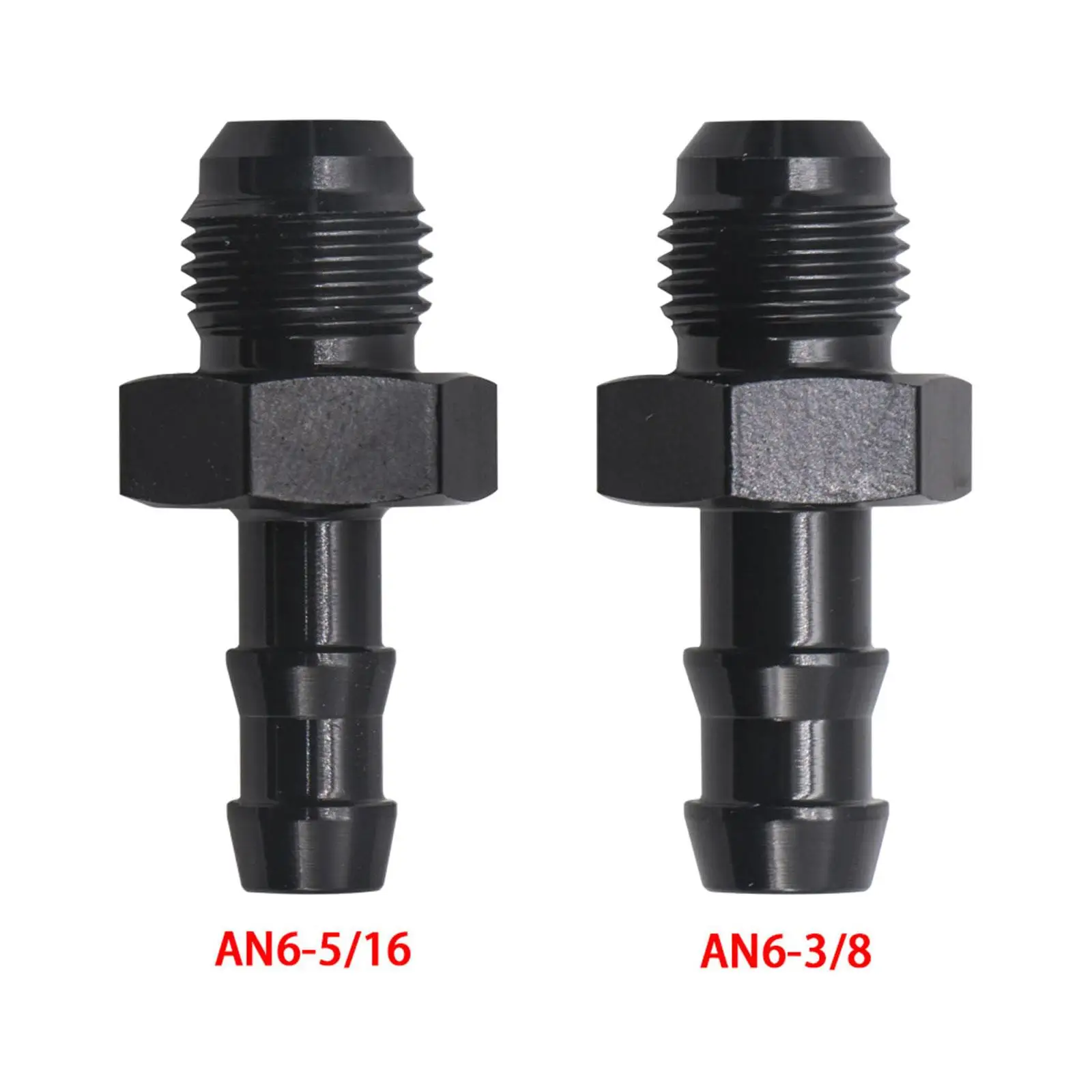 

Car 6AN to Hose Barb Adapter Rustproof Universal Hose Barb Fuel Line Adapter