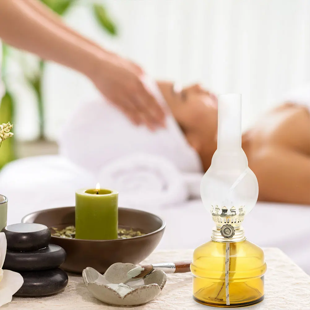 

4pcs Lamp Parts 28 hole Vintage Oil Burner Retro Glass Accessories Replacement Wick Holder Portable Lighting