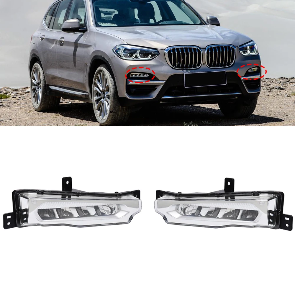 

Fog Lights LED Driving Lamps Driver 63177412527 / 63177412528 For BMW X3 G01 X4 G02 G08 2018-2019