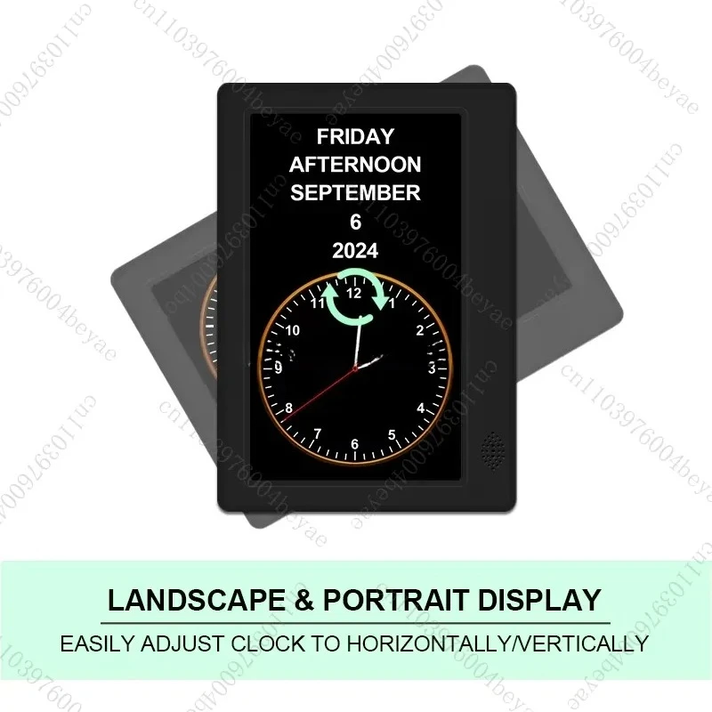 Professional Smart 10-inch Reminder Memory Calendar Clock Dementia Day Alarm Clock