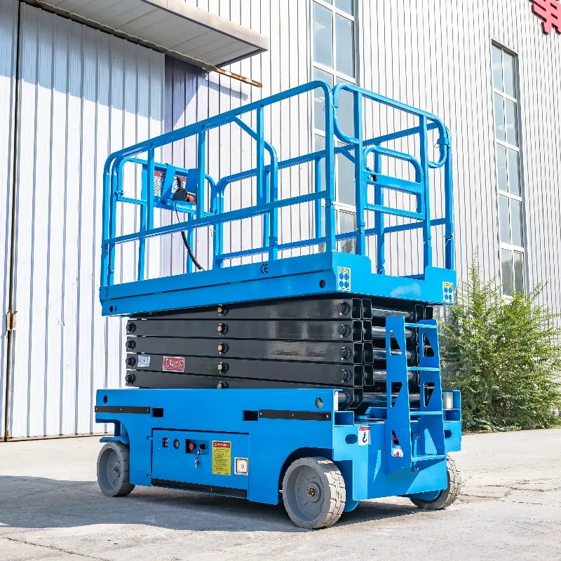 CE Approval Custom Products Customizable Aerial Work Platform Fully Hydraulic Wheel Crawler Self-Propelled Electric Scissor Lift