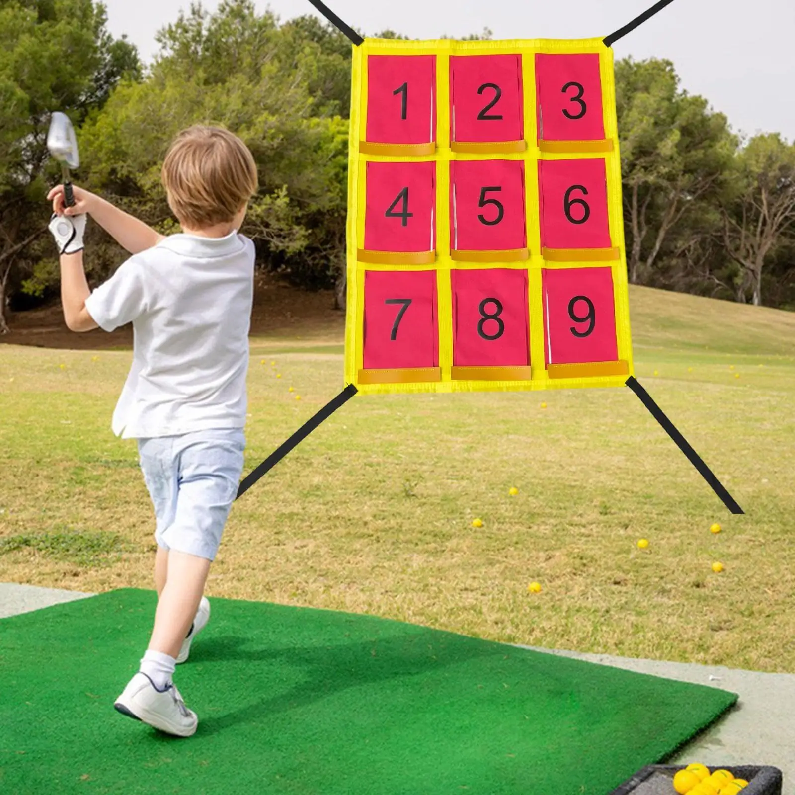 

Strike Zone Target for Baseball Net Sun Protection Training Tool Adjustable