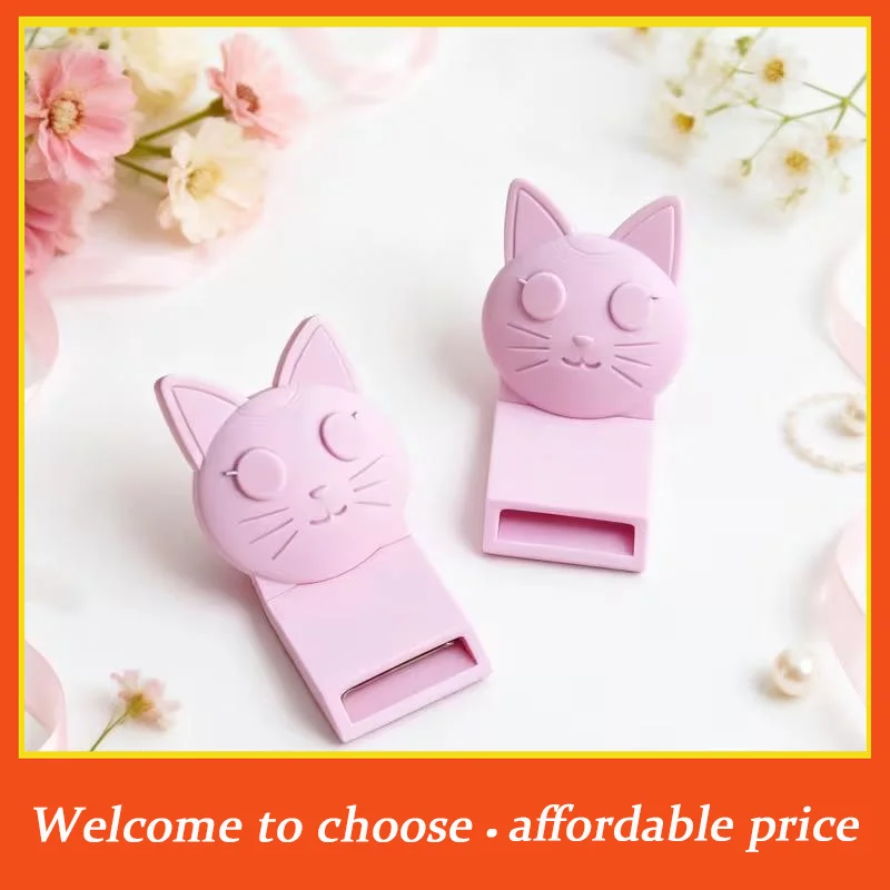{}Cute Cat Shape Pet Can Opener Portable Manual Can Opener For Wet Cat Food Cans And Pet Food Jars Easy Ring Pull Opener Tool