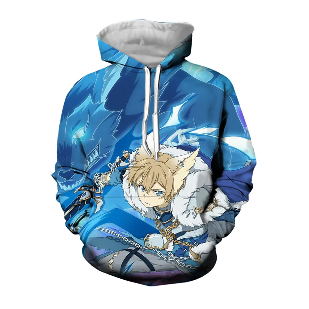 Jumeast Sword Art Online Anime Hoodie Mens Length Sleeve Clothes Streetwear Oversized Hoodies For Men Fashion Hooded Sweatshirts