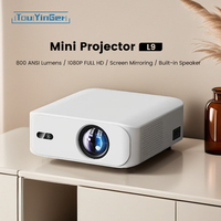 Touyinger L9 Portable Mini 800ANSI Android Same Screen Projector FHD 1080P Full HD Beam 4K Video WiFi Movie Home Theater