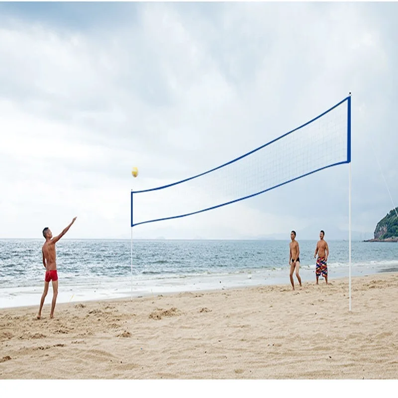 

Steel Superior Volleyball Net System Set Outdoor Volleyball Set Beach Volleyball Net Set