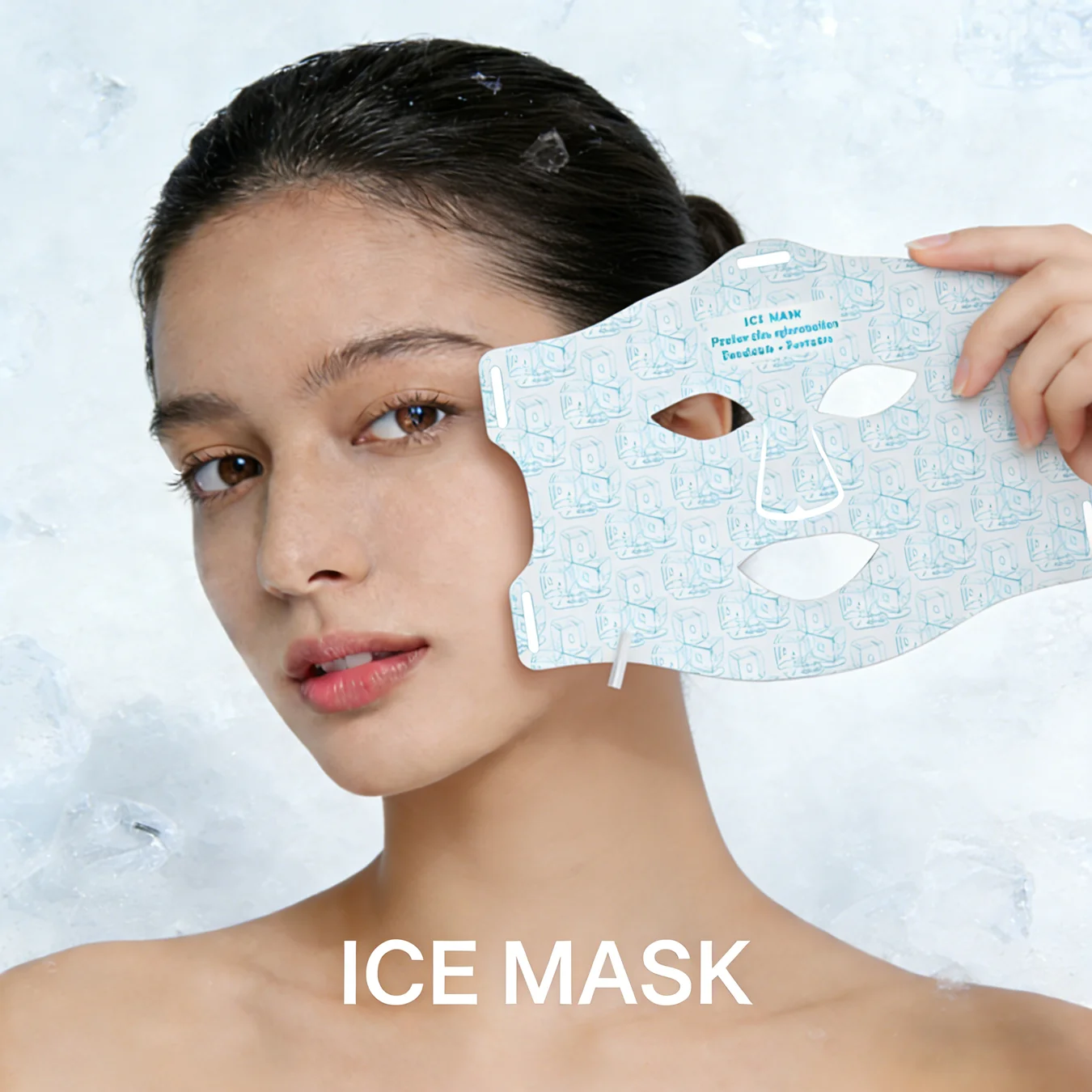 

Портативная LED-маска с охлаждающим гелем и индивидуальным логотипом для холодной терапии лица, низкий MOQ для оптовой продажи в салонах красоты