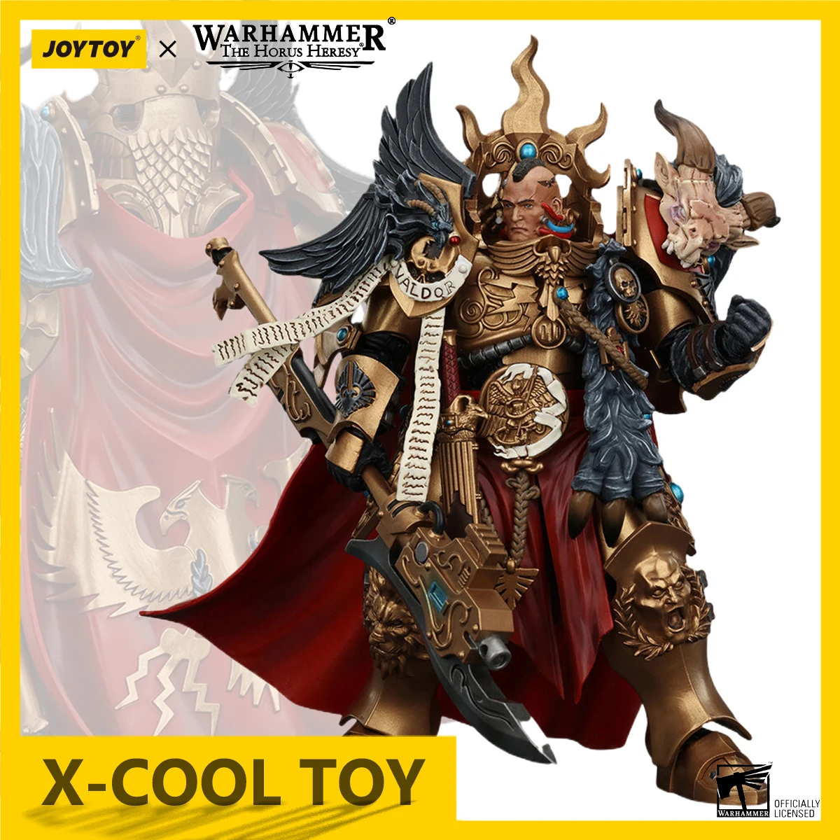 JOYTOY Warhammer 30K Action Figure Constantin Valdor Joint Movable Figurine Captain-General of the Legio Custodes ของเล่น Gif