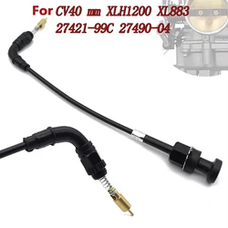 For CV40 Sportster 883 1200 XL883 XLH1200 27421-99C 27490 04 Motorcycle Carburetor Choke Cable Wire Harness