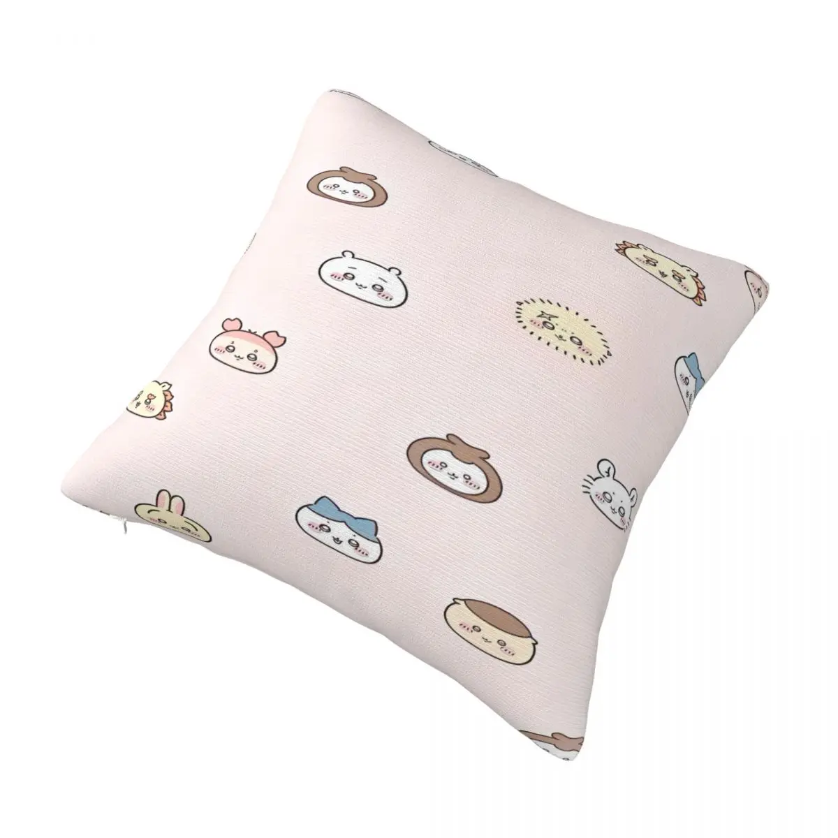 C-Chiikawa الكرتون كيس وسادة غطاء وسادة الموضة تصميم ناعم غطاء الوسادة سادات ل أريكة سيارة ديكور المنزل