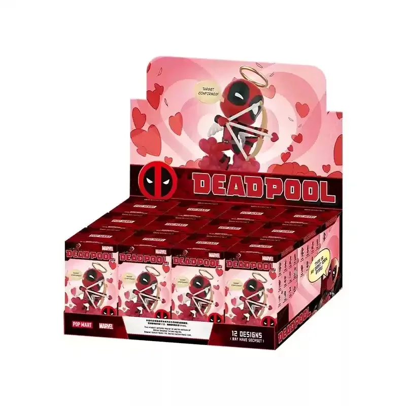 

New Hot Selling Marvel Deadpool Series Q-Version Model Blind Box Doll Action Figures Toy Trendy Desktop Ornament Collection Gift