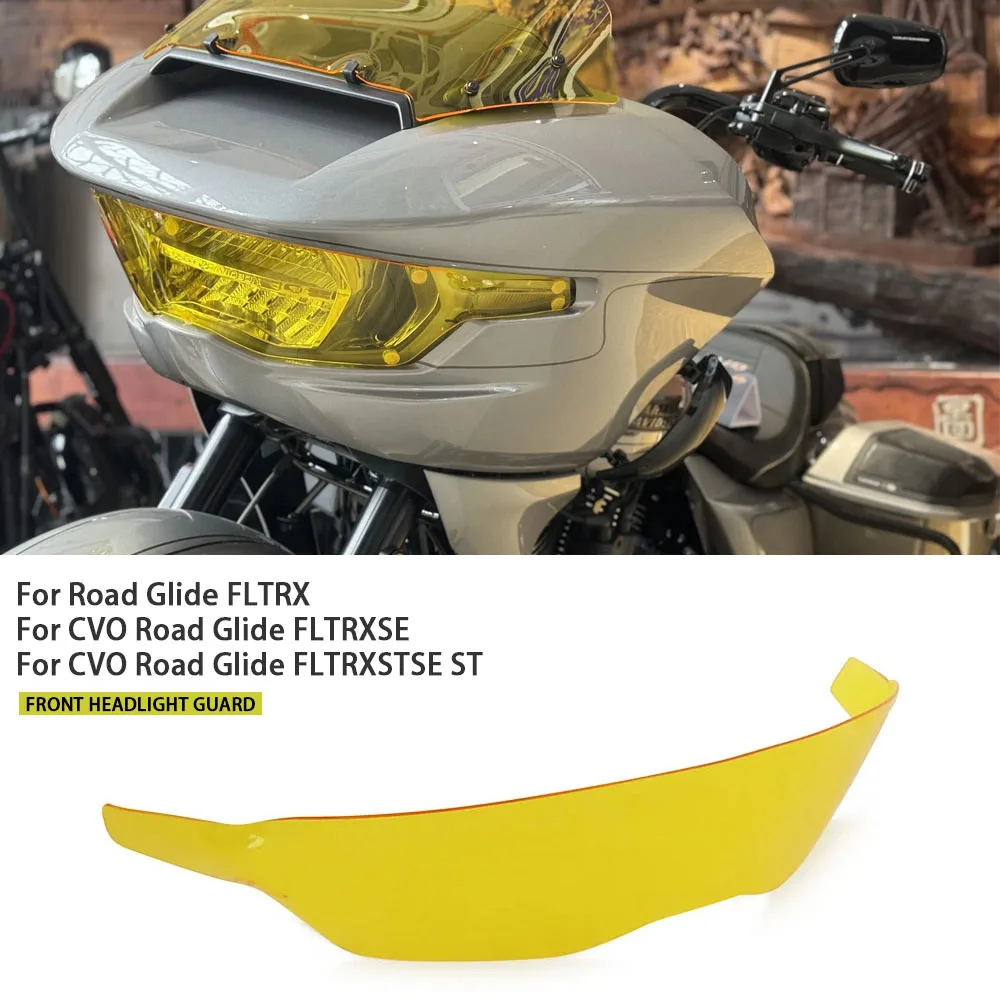 

CVO Road Glide FLTRXSE ST 2024 Motorcycle Accessories Headlight Cover Headlamp Protector Guard Fairing For Road Glide FLTRX