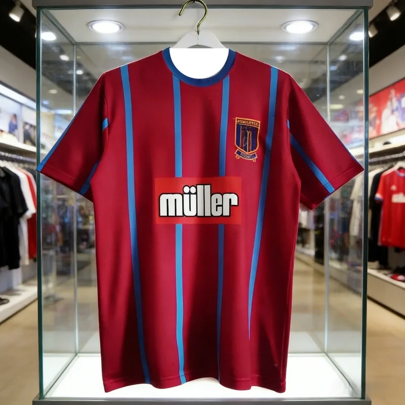 Nuevo Conjunto Deportivo Retro 2026, el Más Vendido, Personalizado para Fanáticos del Aston Villa, Transpirable, de Secado Rápido, Cómodo, para Padres e Hijos