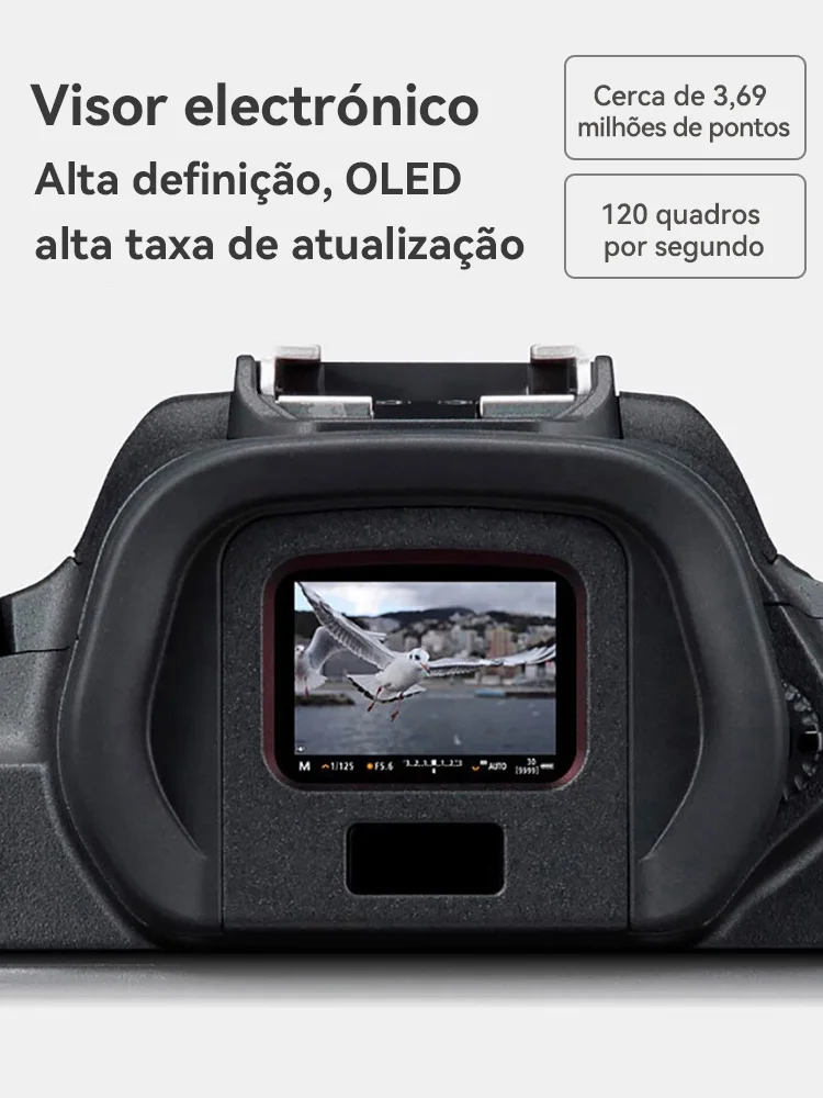 Câmera profissional sem espelho Canon-EOS R6, full-frame, emblante, à prova de shake, vídeo 4K, gravação em V, 20MP, 8 níveis