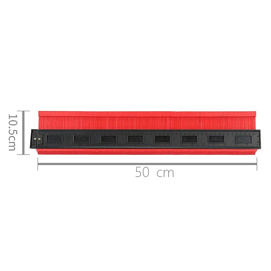 50CM Car Dent Arc Measuremt Tool Measuring Instrument Contour Meter Car Body Repair Scale Ruler