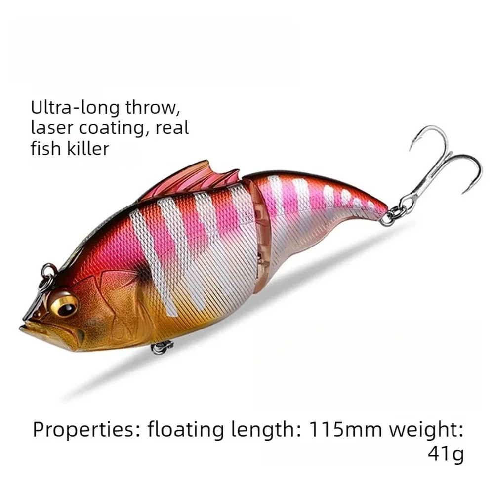 BEARKING Floating Multi-Jointed Lure 41g Ultra-Long Cast Hard Bait Laser Reflective Coating for Bass view 2