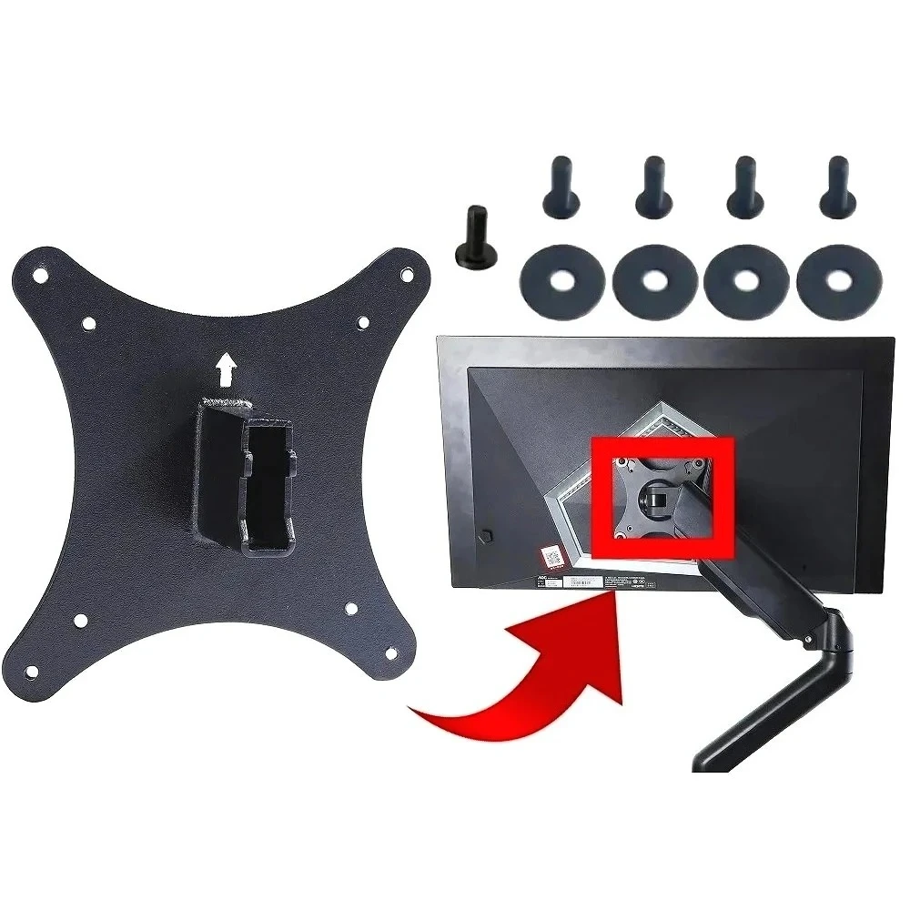 

Metal - VESA Wall Mount Adapter for AOC Agon AG276UZD AG276QZD AG276QZD2 Monitor Bracket Mounts to Stand / Arm / Desk Mount