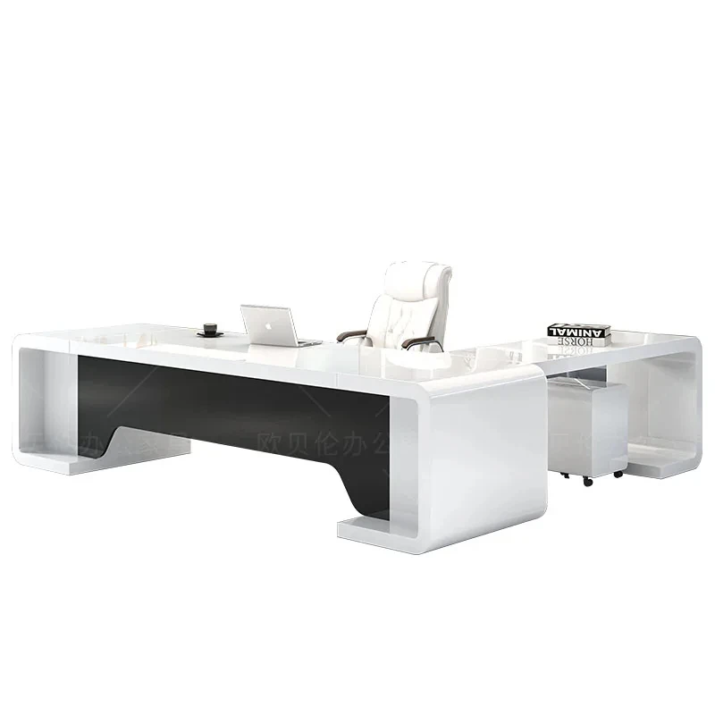 

Drafting Corner Office Desk Studio Monitor White Desktops Drawers Office Desk Writing Escritorios De Oficina Italian Furniture