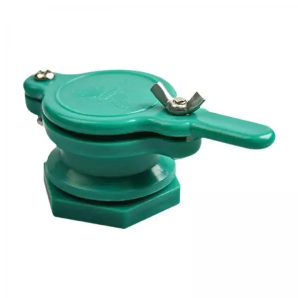 Bee Hive Tool Honey Gate Valve Green Plastic Secure Fastening Easy Clean Compatible with Honey Separator