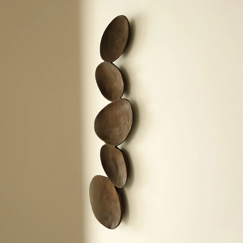 Leaf art installation retro nostalgic original design wabi-sabi wind B & B hotel living room artwork