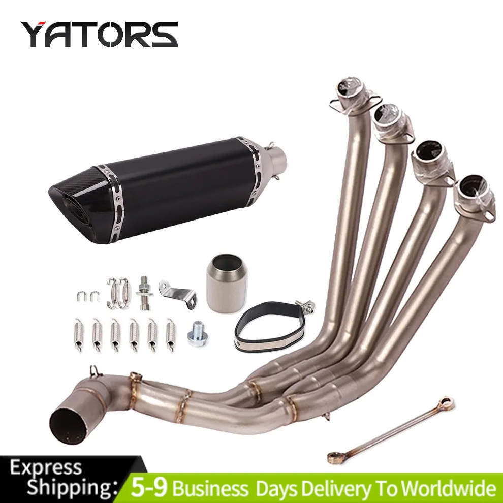 

For Honda CBR650F CB650R CB650F 2014-2023 Exhaust System Front Pipe Muffler 51mm Exhausts Pipes