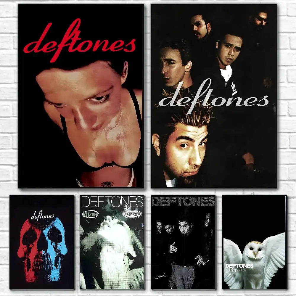 D-Deftones Band Poster Art pintura poster com impressões Casa quarto sala de estar decoração presente
