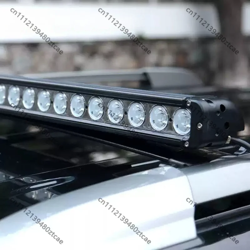Single‑Row LED Light Bar for Car,High Power Bright Modified Spotlight for Roof Bumper Grille