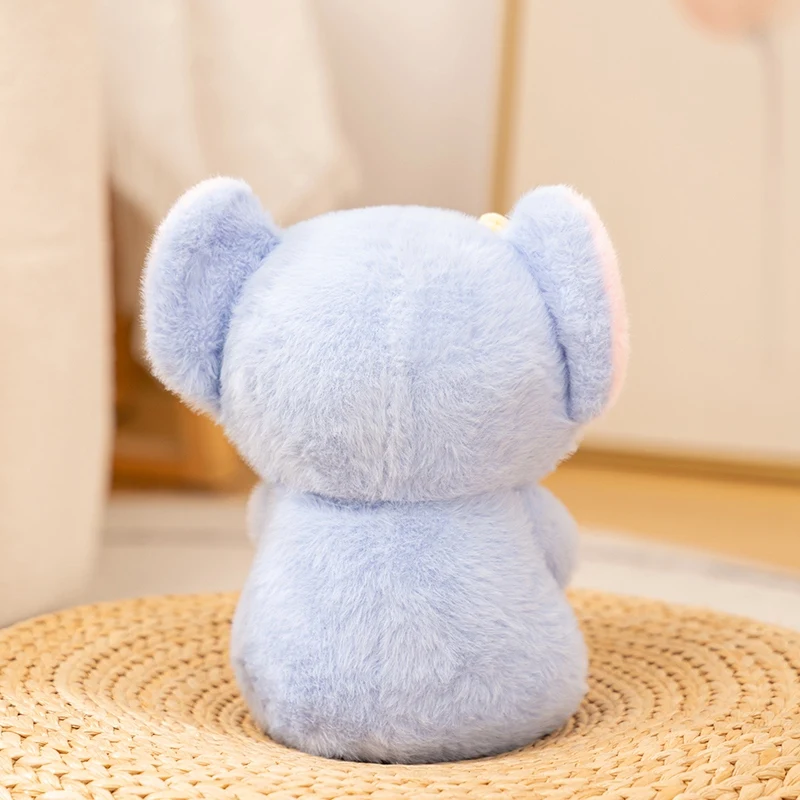 25/35 سنتيمتر Kawaii الفيل عقد زهرة ألعاب من نسيج مخملي Homdecor محشوة دمى لينة دمى على شكل حيوانات هدية للبنين بنات رفيق النوم #4