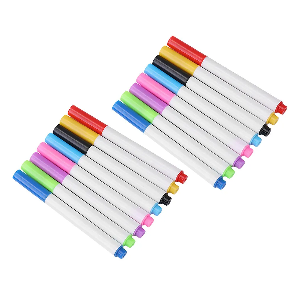 

16Pcs Whiteboard Markers Washable Fine Tip Dry Erase Pens for Kids Colorful Drawing Art Supplies Erasable Creative Tools
