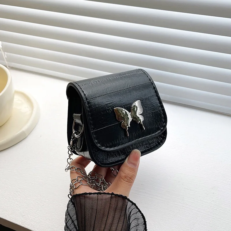 2026 New Arrival Ladies Luxury Mini Crossbody Bag Butterfly Decor Coin Lipstick Purse