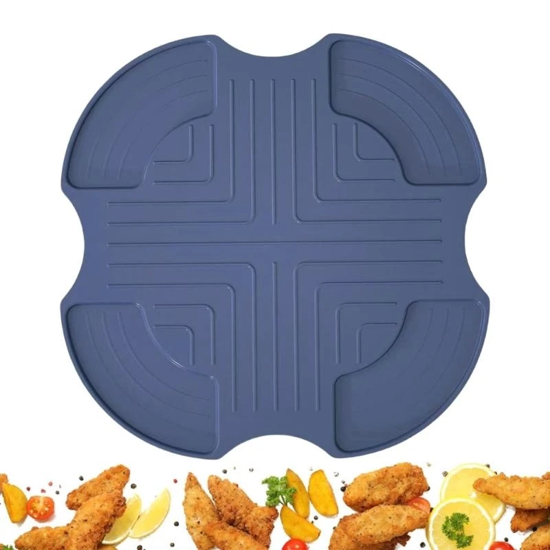 درجات حرارة عالية مقاومة السيليكون إدراج لمقليه الهوائية حصيرة الخبز الميكروويف