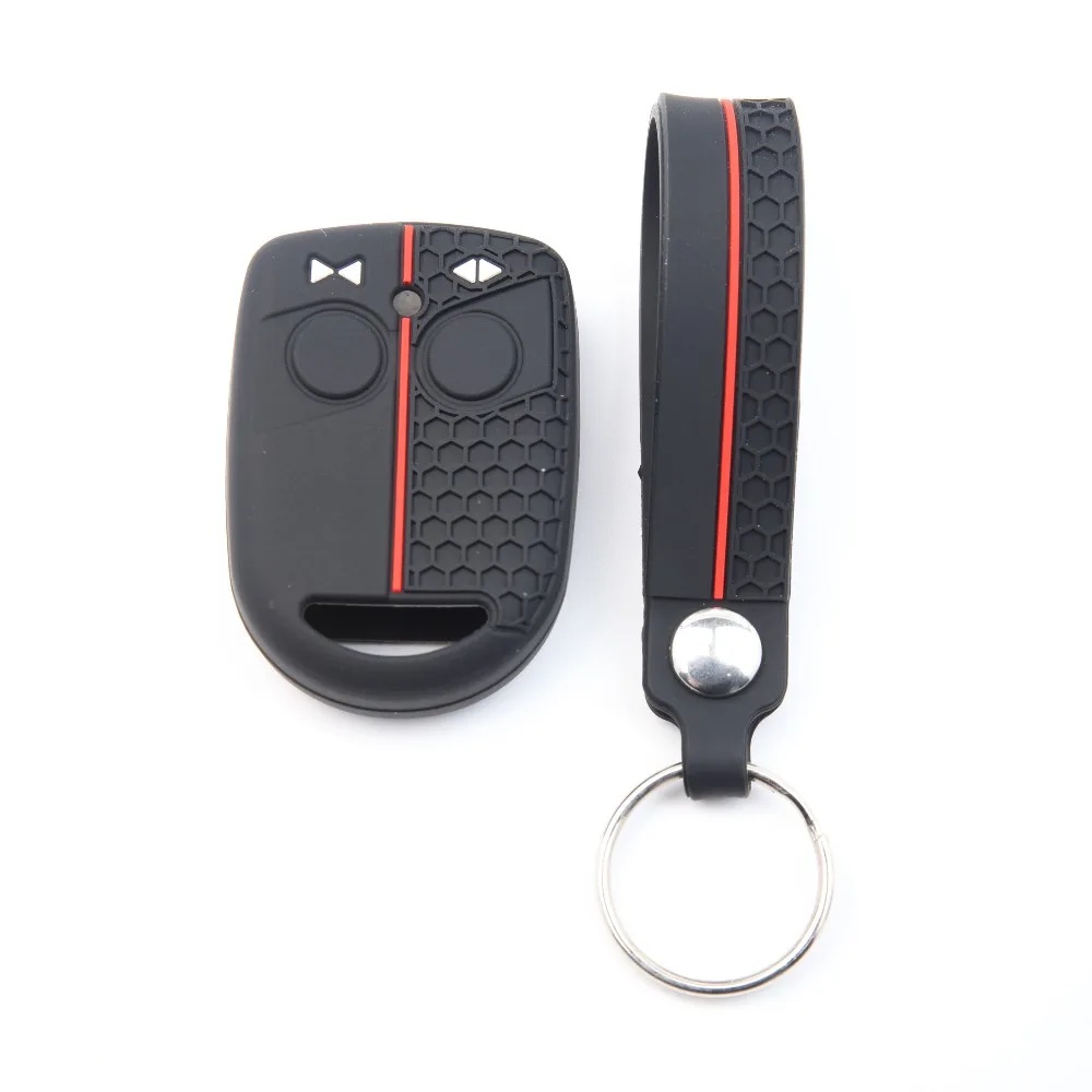 Non‑Slip Textured Silicone Key Shell With Keychain for DAF XF 105 XG Volvo Mercedes Benz Sprinter Remote Key Protector