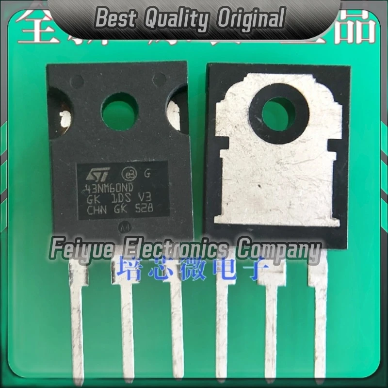 Imagem -02 - Importado Stw43nm60nd 43n60nd 43n60dm2 Original 43a 600v Mos To247 Melhor Qualidade 5-20 Pcs