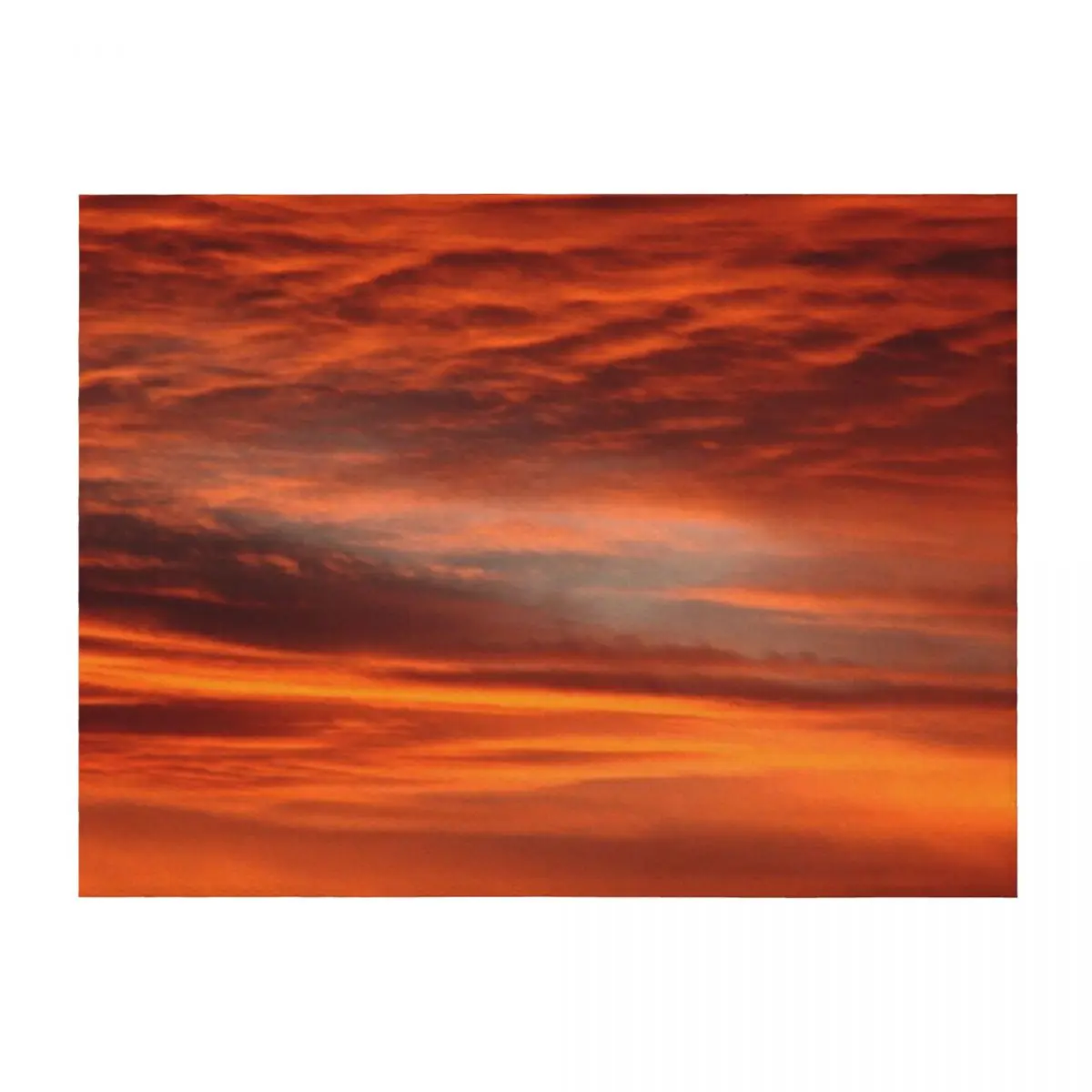 

Fire in the Sky Throw Blanket Picnic Beautifuls for babies funny gift Blankets