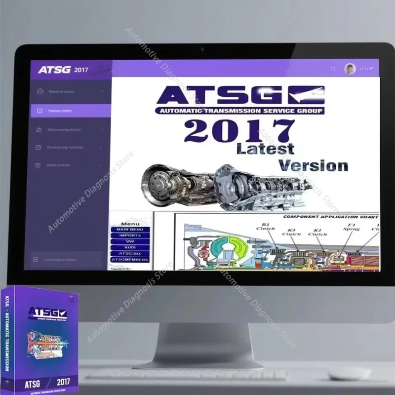 2026 hot sell new  ATSG 2017 Auto Repair Software Automatic Transmissions Service Group Diagnostic Tool for Vehicle Maintenance