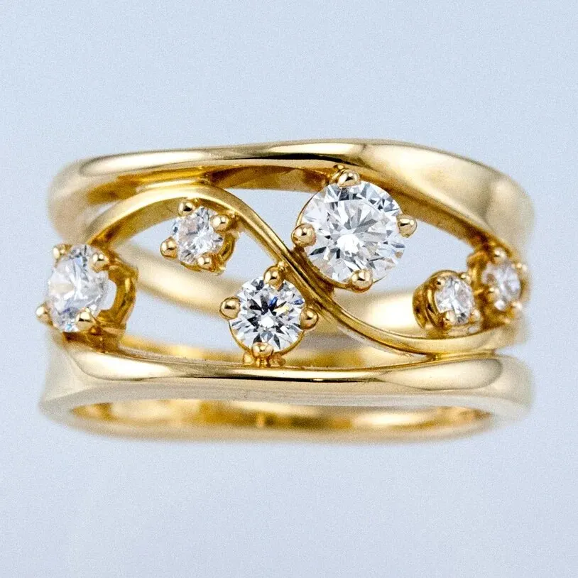 Huiran Fashion Cross Female Finger Ring Jewelry White/Yellow Blue/Rose Red CZ Shine Stone Evening Party Accessories Stylish Gift