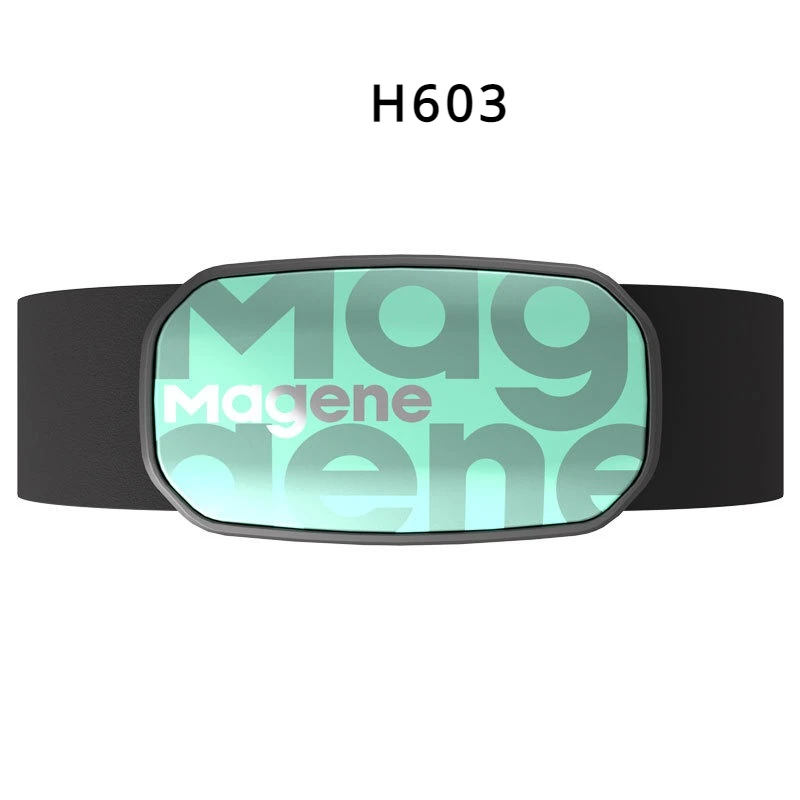 Magene H603 Heart Rate Monitor Split Chest Strap HRM Fitness Tracker Mover Bluetooth ANT Sensor Health App Compatible Zwift