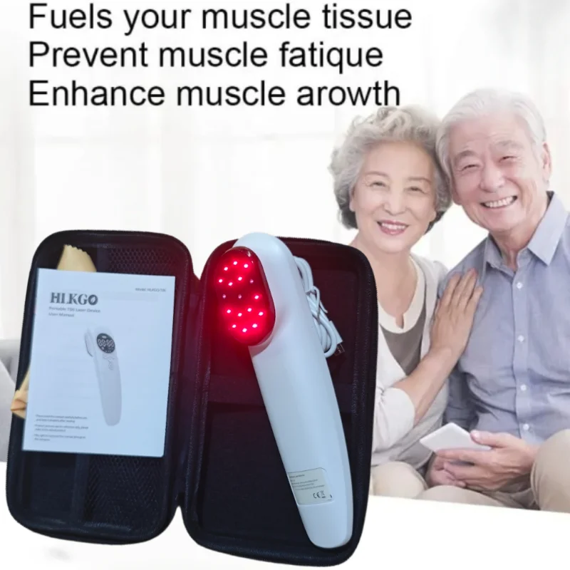 

Handheld Infrared Red Light Therapy Heating Wand with Laser Physiotherapy Function for Fast Pain Relief & Recovery