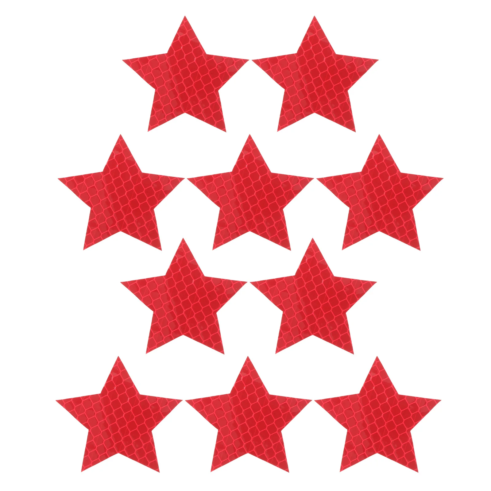 

10Pcs Reflective Stickers Night Glow Safety Warning Reflector Tape for Cars Bikes Motorcycles Automotive Decals