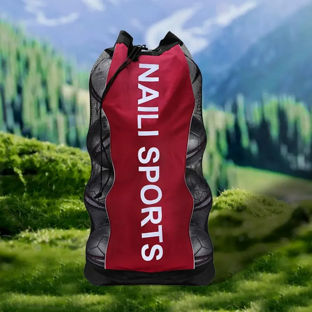 Fußballtasche mit Schultergurt, bequemer gepolsterter Schultergurt, Sporttasche, robuster Fußball für Sport und Basketball