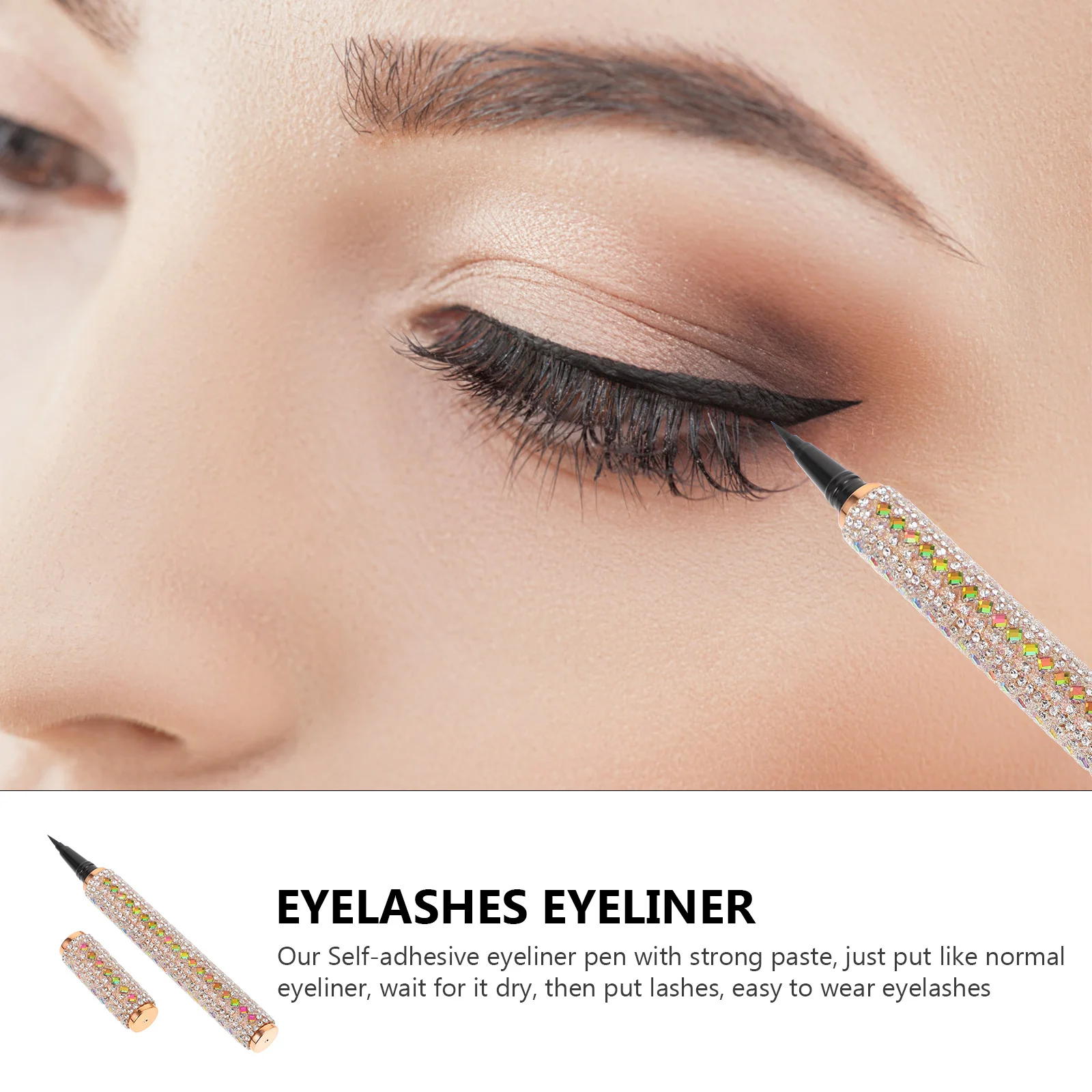 1 個アイライニングペン液体アイライナー防水汚れ防止速乾性メイクアップ用品女性のための毎日のメイクルーチン