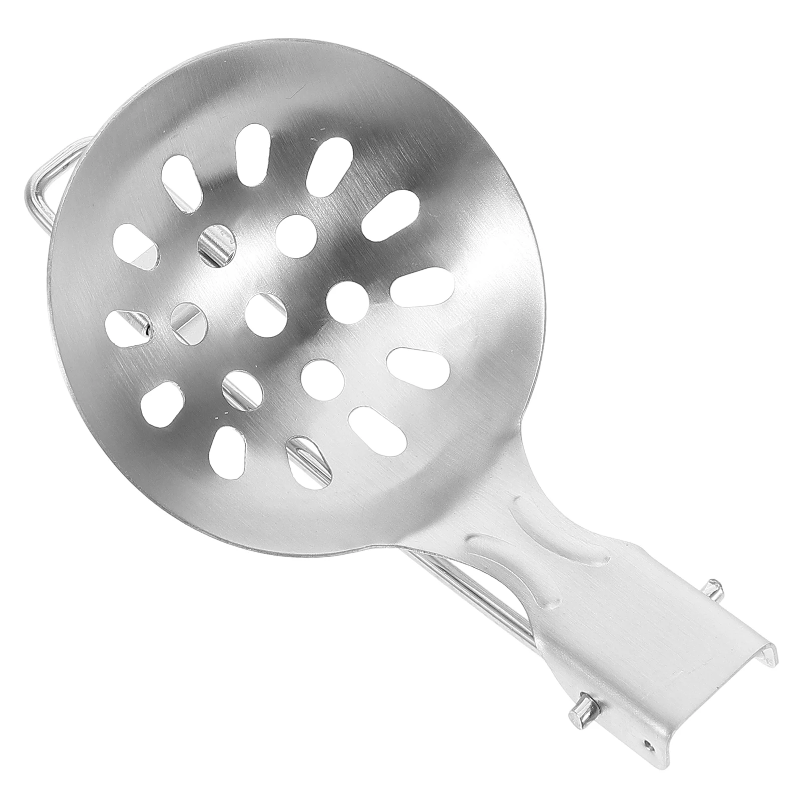 

Folding Spoon Durable Stainless Steel Camping Cooking Utensils Foldable Skimmer Portable Outdoor Kitchen Ladle