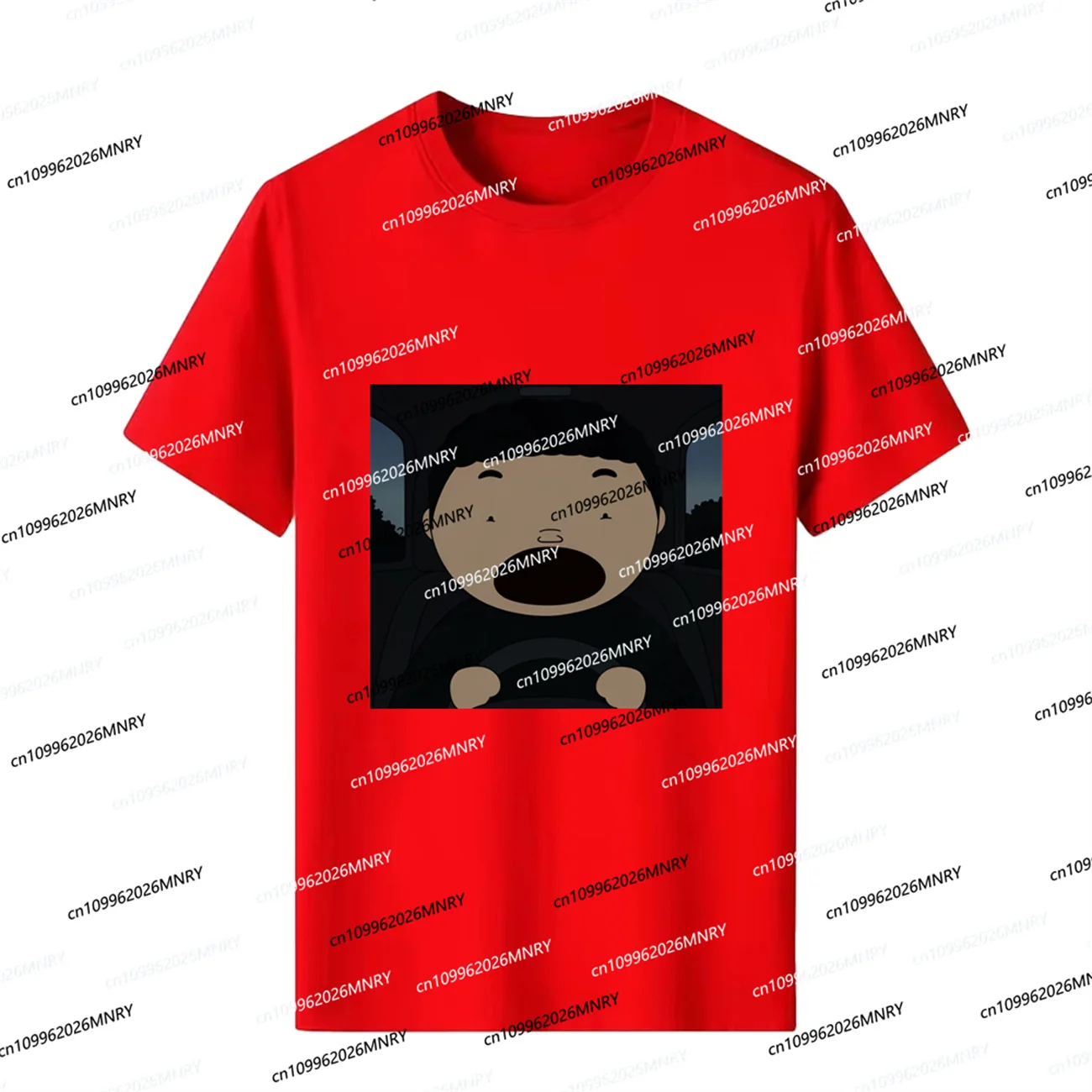 The Curly Hair Driver tshirt Road Rage Driver tshirt Summer Man tshirt Printed Cotton Neutral Top Men's Women's Fashion T-shirt
