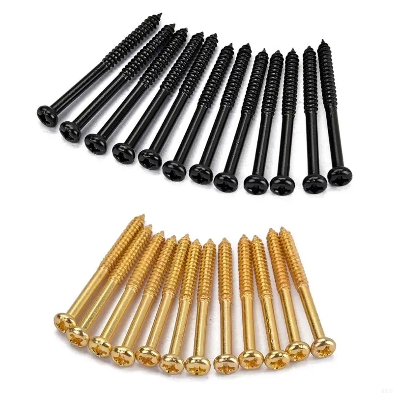 XXFC 12x Bass Pickup Mounting Screws for PB for JB P90 Pickups Musical Instrument Par